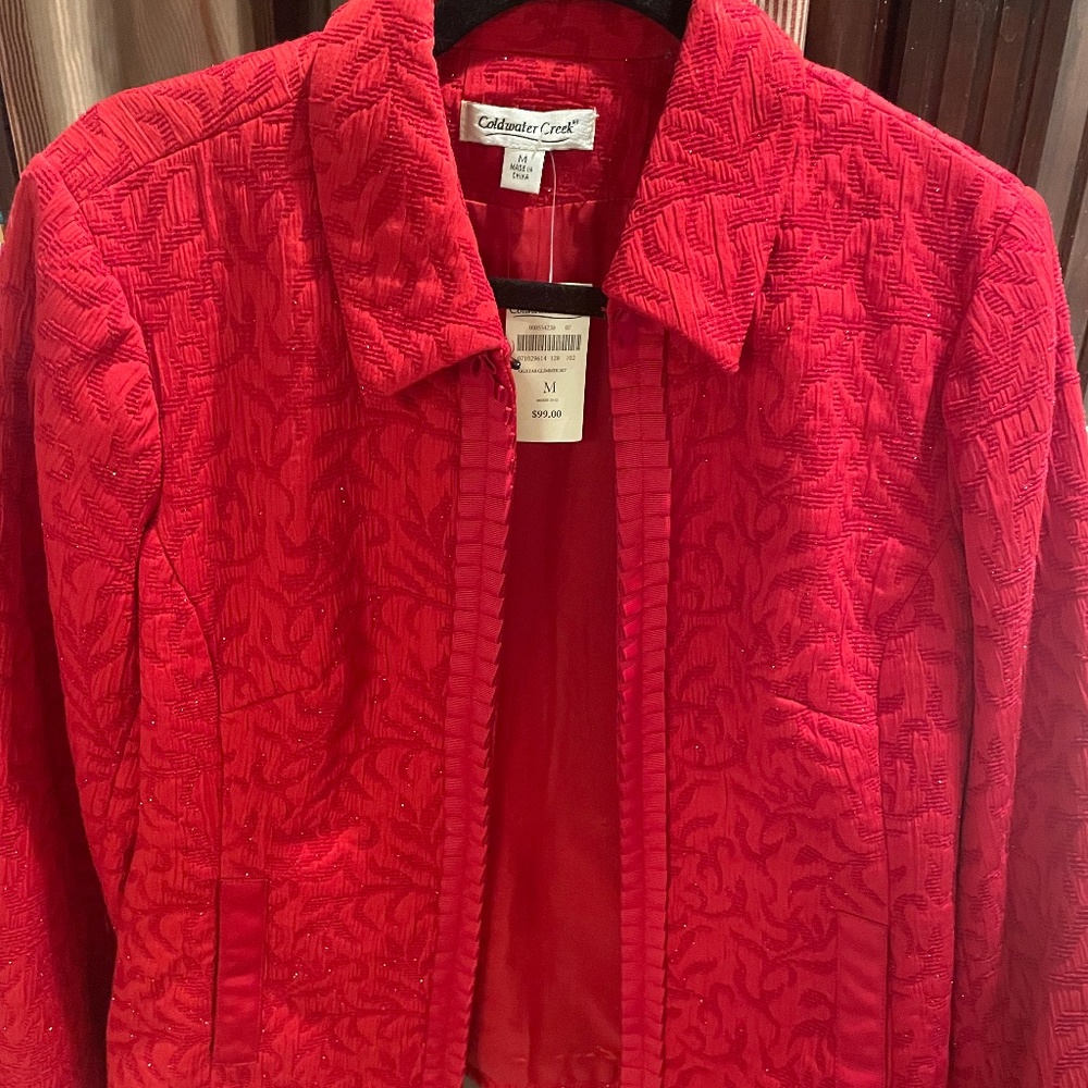 Coldwater Creek Glitter Jacket